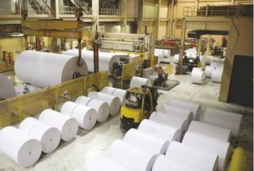 Các công đoạn của một dây chuyền sản xuất giấy